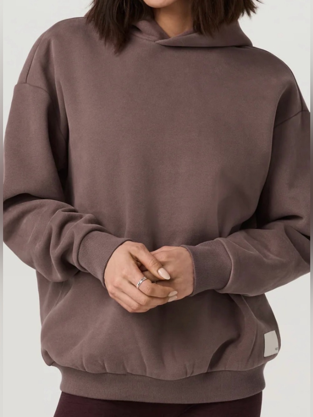 Vuori Restore Oversized Hoodie Huckleberry Brown SZ. L EUC